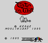 Tintin in Tibet screenshot 3 for Sega Game Gear